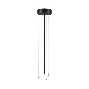 Фото SONEX 7756 (7758)/L SN 539 Подвесное крепление для светильника QUASAR LED металл/черный 1,5м QUASAR