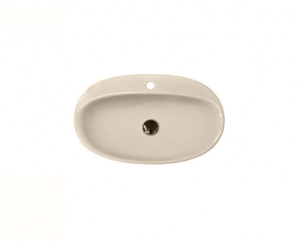 Фото №3  Раковина 41042 Althea Star раковина накладная 65x39,5 см  Матовый бежевый Plus-Ton®