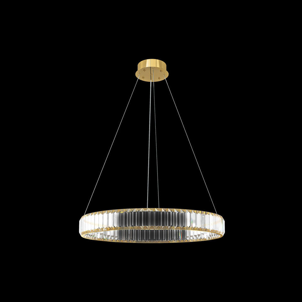 Фото №4  Подвесной светильник 10135/600 Gold Подвесной светильник LOFT IT Crystal ring