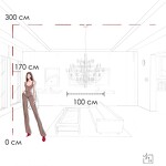 Превью фото №6  Подвесной светильник 10196/1000 White Подвесной светильник LOFT IT Gino