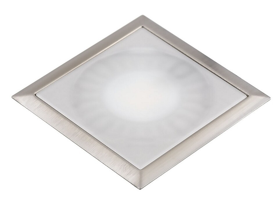 Фото №1  Forma e Funzione Светодиодный светильник SUN QUADRO, 24 V, врезной, дневной, сталь