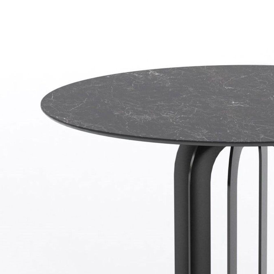 Фото №3  Top concept Стол круглый Кастро 100, керамика матовая, черная