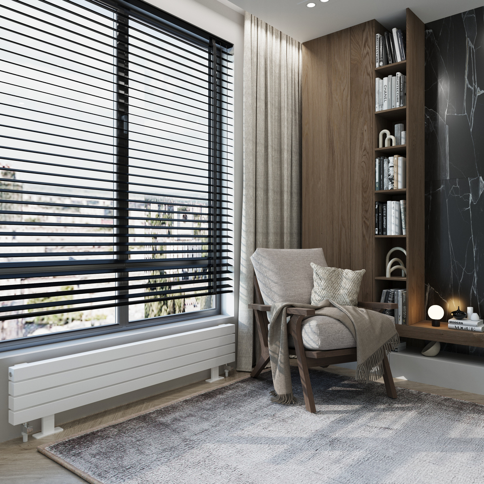 Фото №3  Радиатор Warmmet Power 60HN ширина 750 мм секций 4 цвет белый  тип подключения: нижнее левое