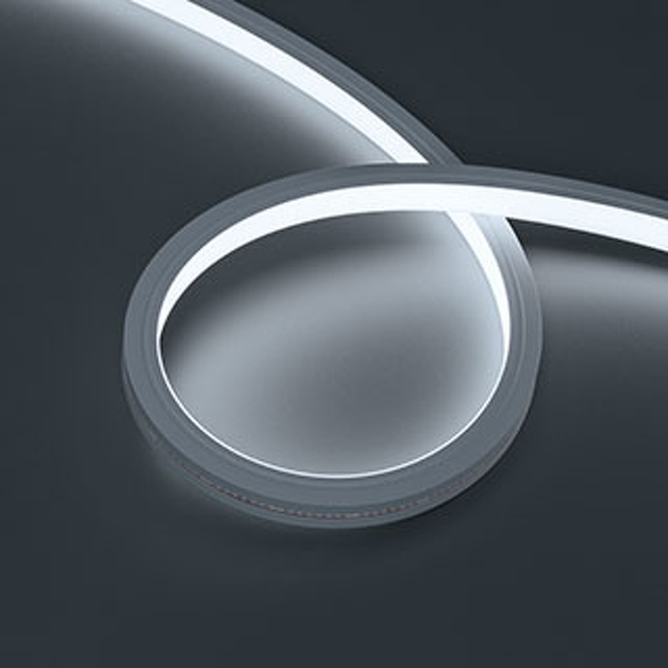 Фото №1  Arlight Лента герметичная MOONLIGHT-TOP-X320-13x12mm 24V White6000 (5 W/m, IP67, sauna, 15m, wire x2) ( Вывод вниз, 3 года)