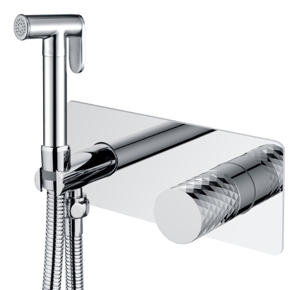 Фото №2  Boheme Смеситель гигиенический STICK CHROME DIAMOND CHROME