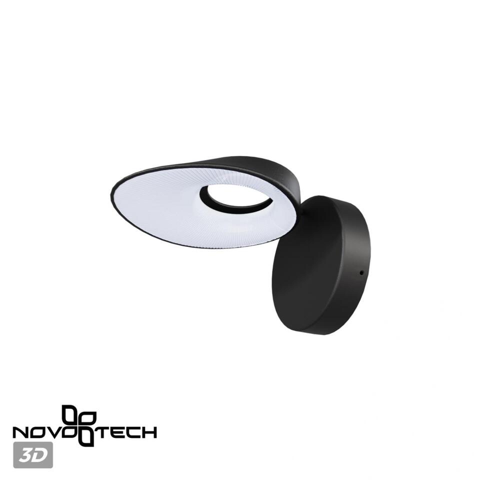 Фото №8  NOVOTECH 359405 STREET NT24 688 черный Светильник ландшафтный настенный IP54 LED 4W 220-240V 4000K 380Лм ELEGANCE
