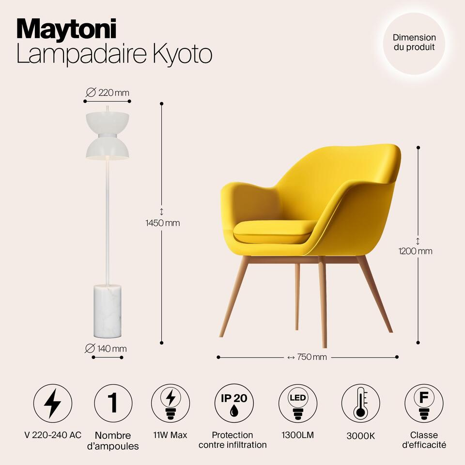 Фото №11  Торшер Напольный светильник (торшер) Maytoni MOD178FL-L11W3K