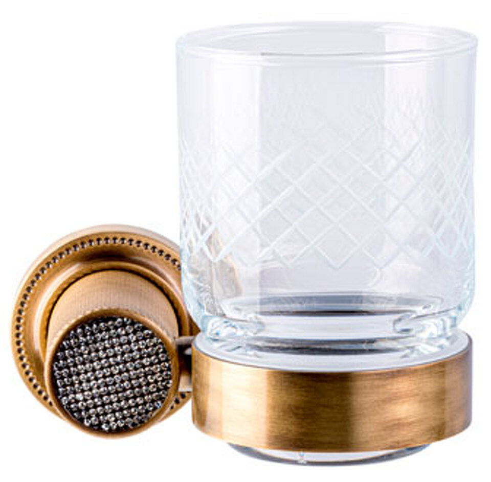 Фото №1  Boheme Настенный стакан ROYALE CRISTAL BR