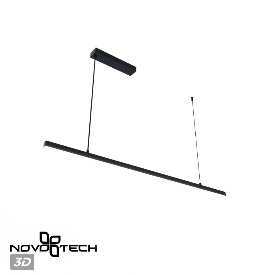 Фото №8  Подвесной светильник NOVOTECH 359442 OVER NT24 294 черный Светильник подвесной диммир. со сменой цв.темпер. (пульт ДУ/прилож. Smart Life) IP20 LED 48W 85-265V 3000-6000К SOTTO