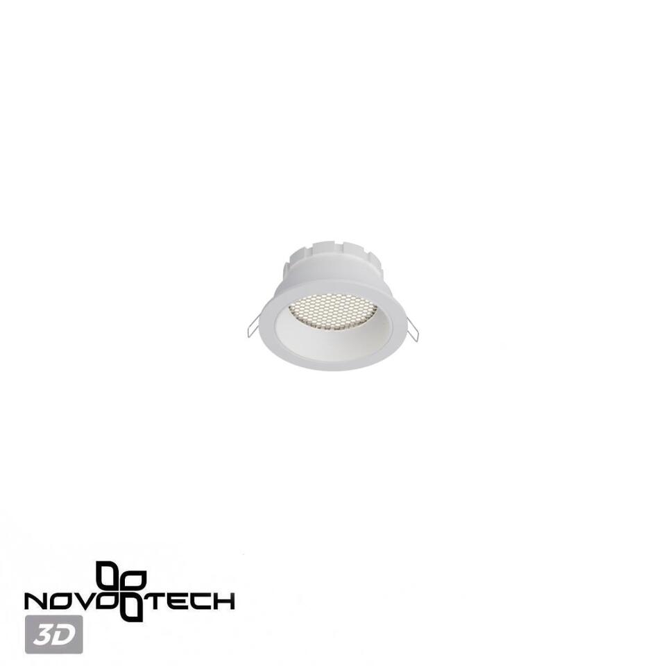 Фото №7  NOVOTECH 371003 WIR NT25 000 белый Светильник встраиваемый IP20 GX53 12W 220-240V GEMINI