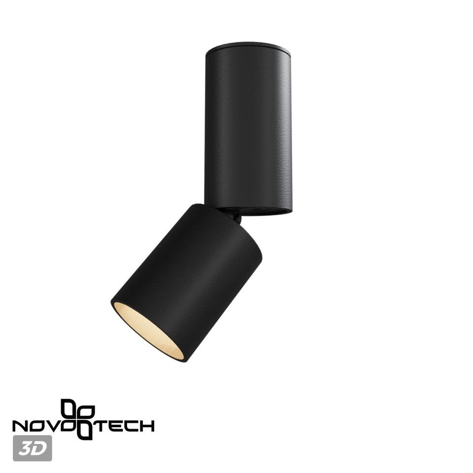 Фото №8  NOVOTECH 359317 OVER NT24 370 черный Светильник накладной светодиодный IP20 LED 10W 85-265V 3000K 1100Лм TUBO