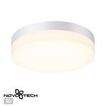 Превью фото №1  NOVOTECH 358881 STREET NT22 782 белый Светильник ландшафтный светодиодный IP54 LED 4000К 18W 220V OPAL