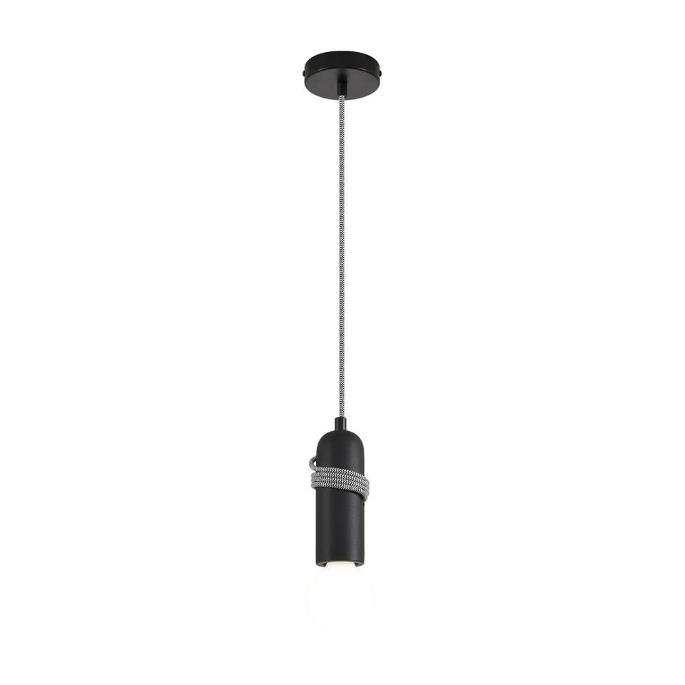 Фото №6  Подвесной светильник LUMION 8364/1A ECO LN26 330 черный, металл/бетон Подвес E27 LED 10W 220V TESLA