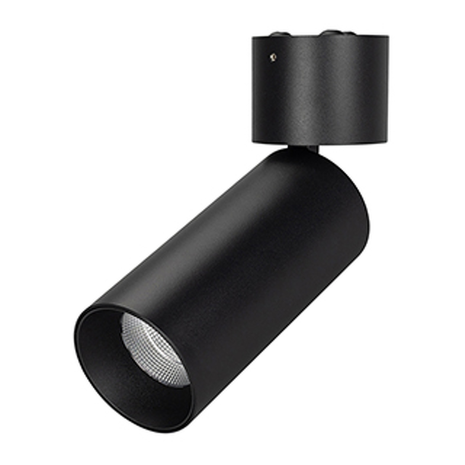 Фото №1  Arlight Светильник SP-POLO-SURFACE-FLAP-R65-8W Day4000 (BK-BK, 40 deg) ( IP20 Металл, 5 лет)