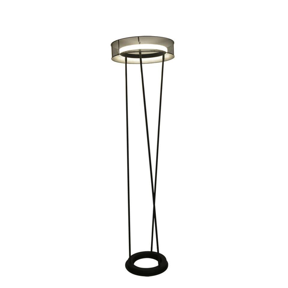 Фото №8  Торшер LUMION 8370/30FL LEDIO LN26 304 черный, металл/силикон Торшер LED 30W 3000/4000/6000K 220V ALVA