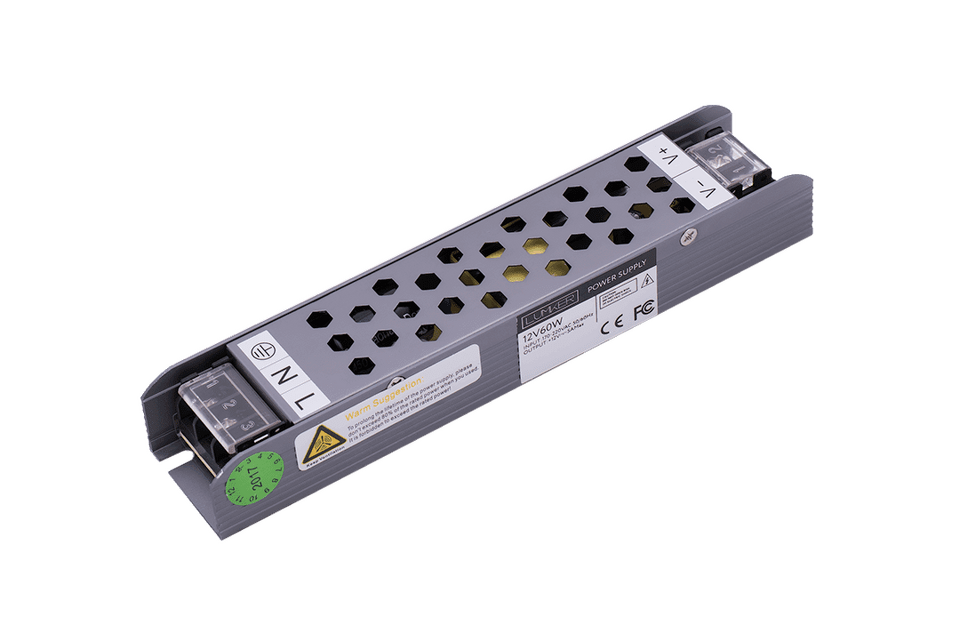 Фото №3  SWG PRO Компактный блок питания в металлическом корпусе, IP20, 60 W, 12V, YA-60-12