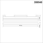 Превью фото №4  NOVOTECH 358540 SHINO NT21 158 белый Трековый светильник для низковольного шинопровода IP20 LED 4000K 24W 48V FLUM