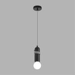 Превью фото №4  Подвесной светильник LUMION 8364/1A ECO LN26 330 черный, металл/бетон Подвес E27 LED 10W 220V TESLA