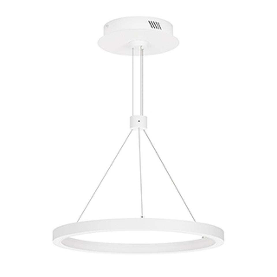 Фото №1  Подвесной светильник Arlight Светильник SP-CONGO-CAN-1-R400-24W Warm3000 (WH, 120 deg, 230V) ( IP20 Металл, 5 лет)