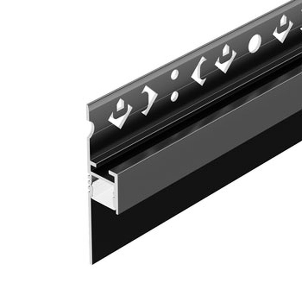 Фото №1  Arlight Профиль ARH-PLINTUS-FANTOM-2000 BLACK ( Алюминий)