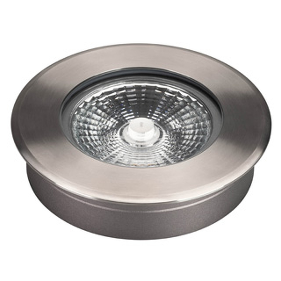 Фото №1  Arlight Светильник ART-GROUND-SLIM-R160-15W Warm3000 (SL, 30 deg, 24V) ( IP67 Металл, 3 года)