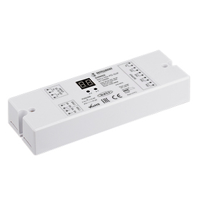 Фото IARL INTELLIGENT ARLIGHT Диммер DALI-104-PD-SUF (12-36V, 4х8А) ( IP20 Пластик, 3 года)