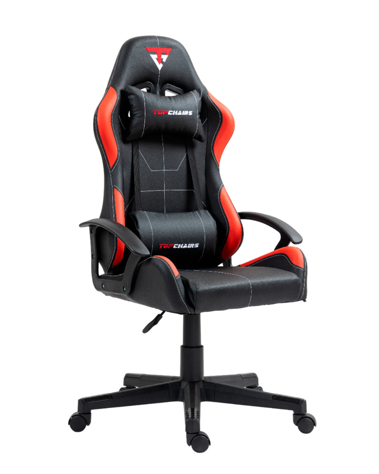 Фото №1  Кресло Кресло спортивное TopChairs Wyvern черно-красный