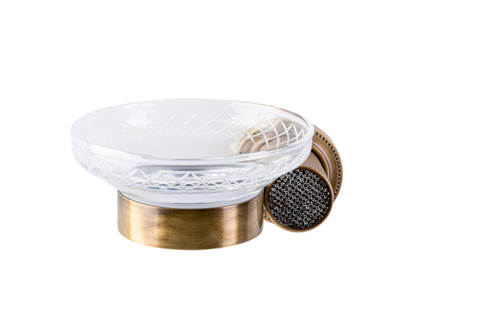 Фото №2  Boheme Мыльница настенная ROYALE CRISTAL BALCK BR