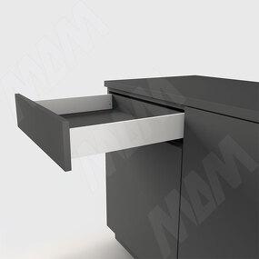 Фото PULSE ЛС БОКС Комплект ящика 350 мм, Н88, с толкателем, белый, LS BOX (LT88350W)