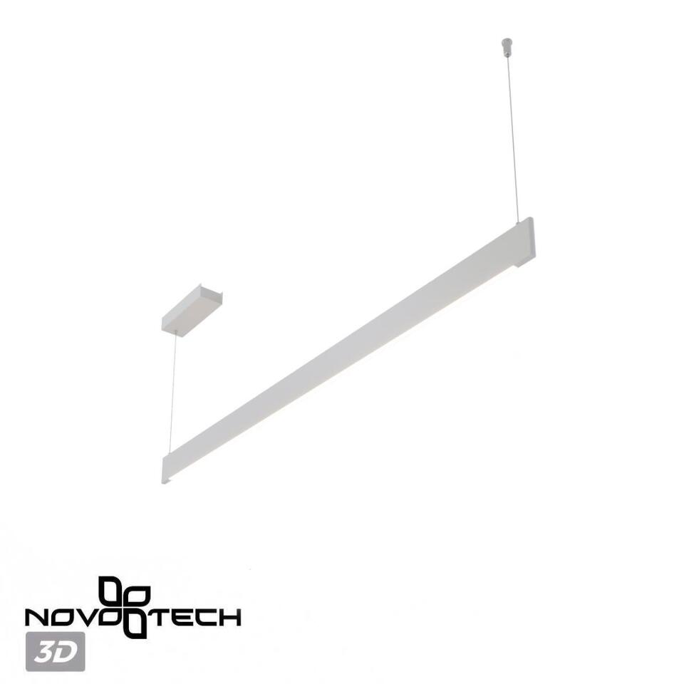 Фото №7  Подвесной светильник NOVOTECH 359547 LEDO NT25 000 белый Светильник подвесной диммир. со сменой цв.темпер. (пульт ДУ/прилож. Smart Life) IP20 LED 12/24W 220-240V 3000-5700К ITER