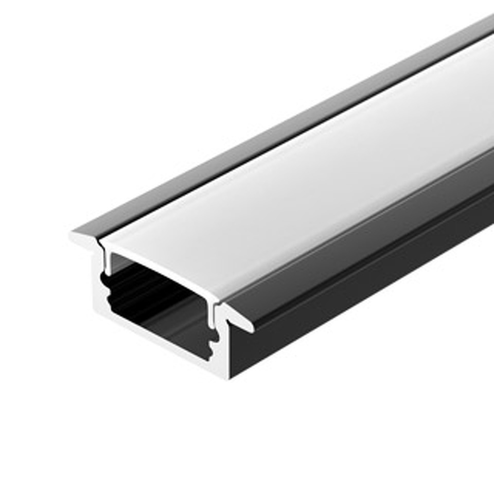 Фото №1  Arlight Профиль LINE-2308-F-2000 ANOD BLACK ( Алюминий)