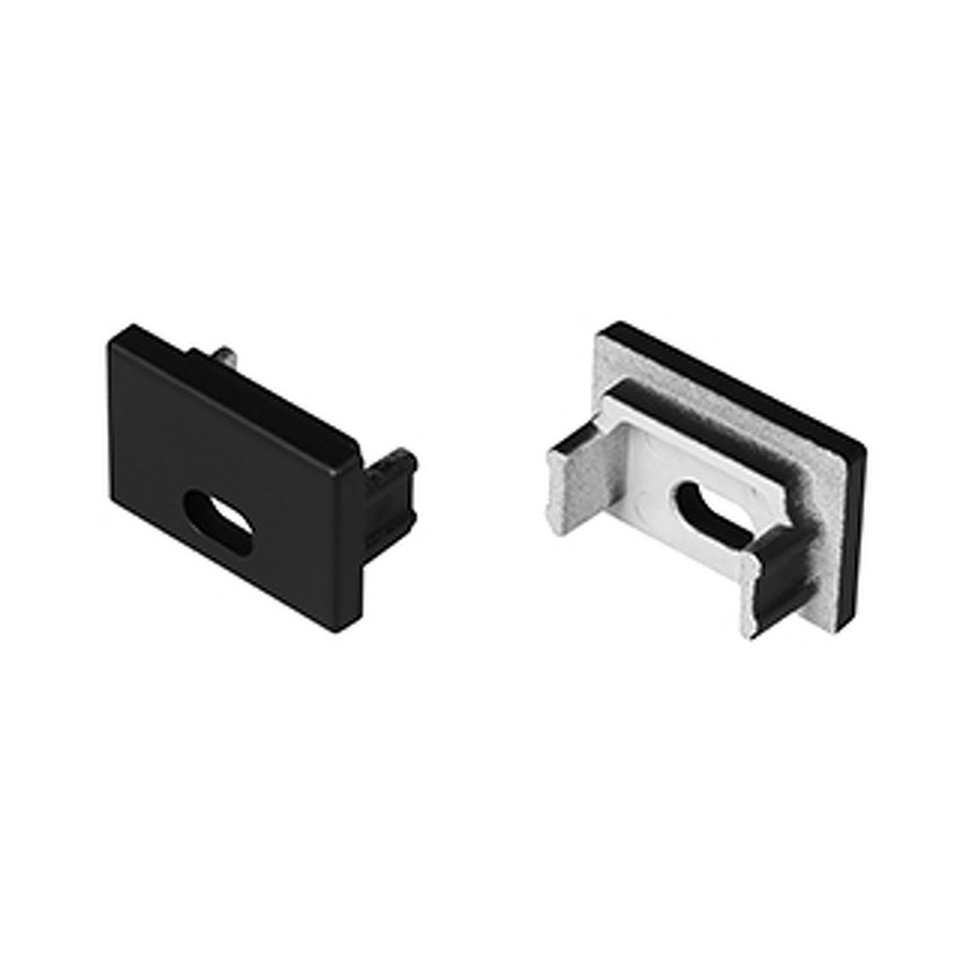 Фото №1  Arlight Заглушка SL-SLIM15-H10 BLACK с отверстием ( Пластик)