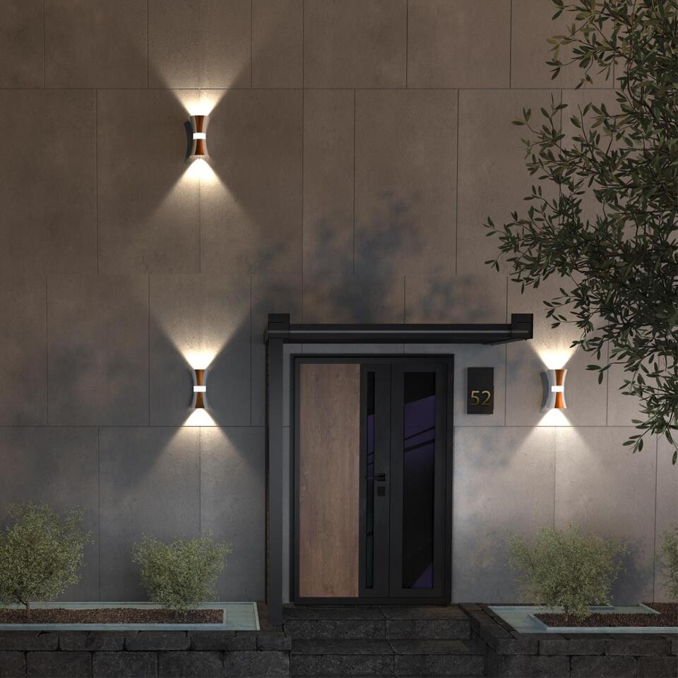 Фото №6  NOVOTECH 358937 STREET NT22 730 белый/золото Светильник ландшафтный светодиодный IP54 LED 4000К 12W 85-265V CALLE