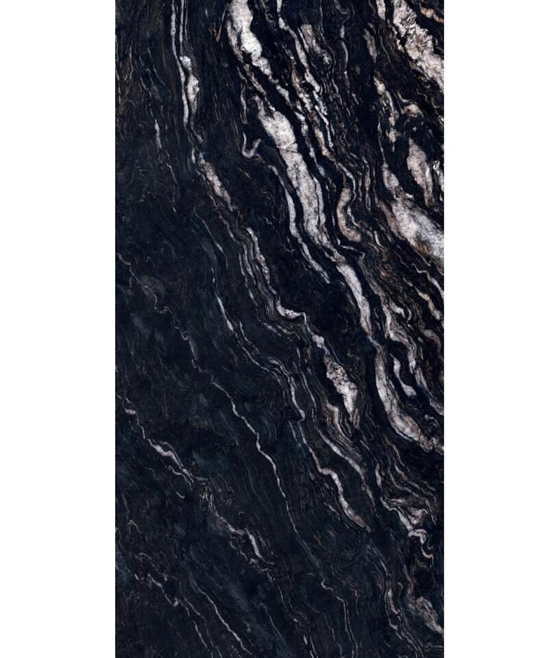 Фото №12  Плитка ABK Керамическая плитка SENSI GEMS TITANIUM BLACK LUX+ RET 60X120