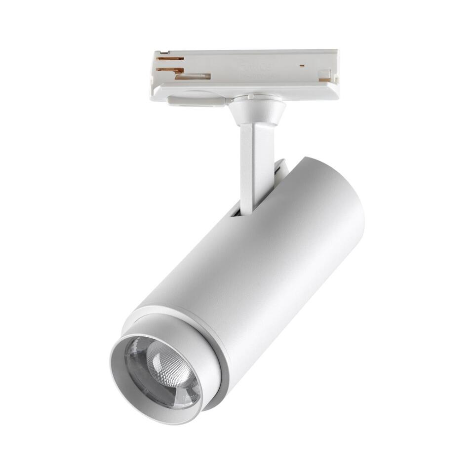 Фото №8  NOVOTECH 359028 PORT NT23 220 белый Однофазный трехжильный трековый светильник с перекл. цв.температуры и мощности IP20 LED 3000К\4000К\6000К 5W/9W/13W 220V NA