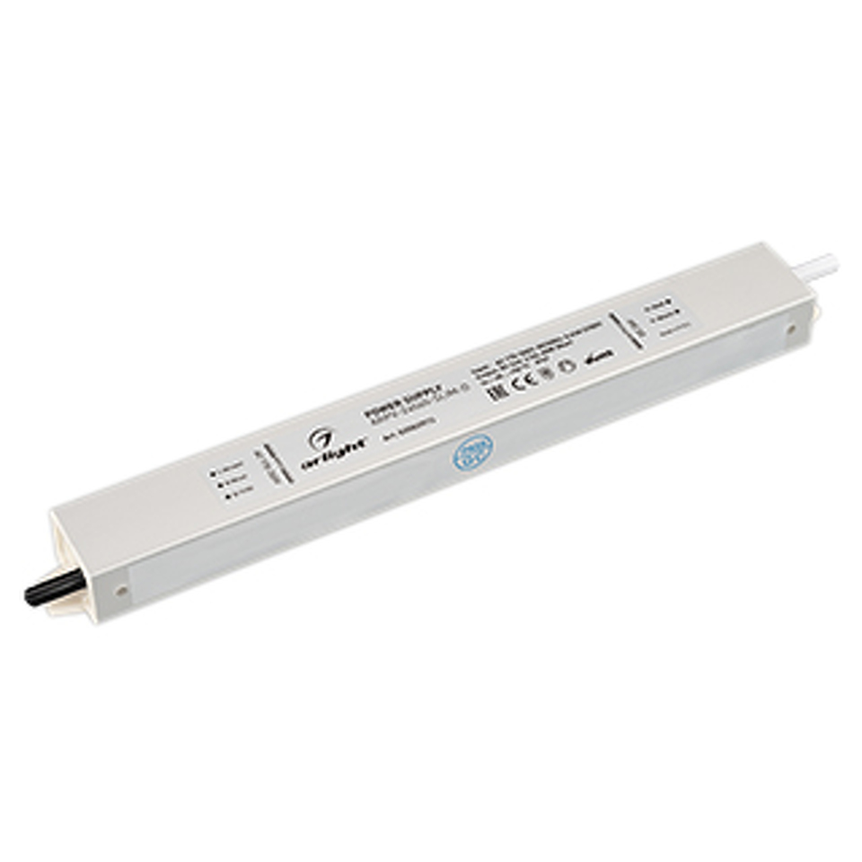 Фото №1  Arlight Блок питания ARPV-24060-SLIM-D (24V, 2.5A, 60W) ( IP67 Металл, 3 года)