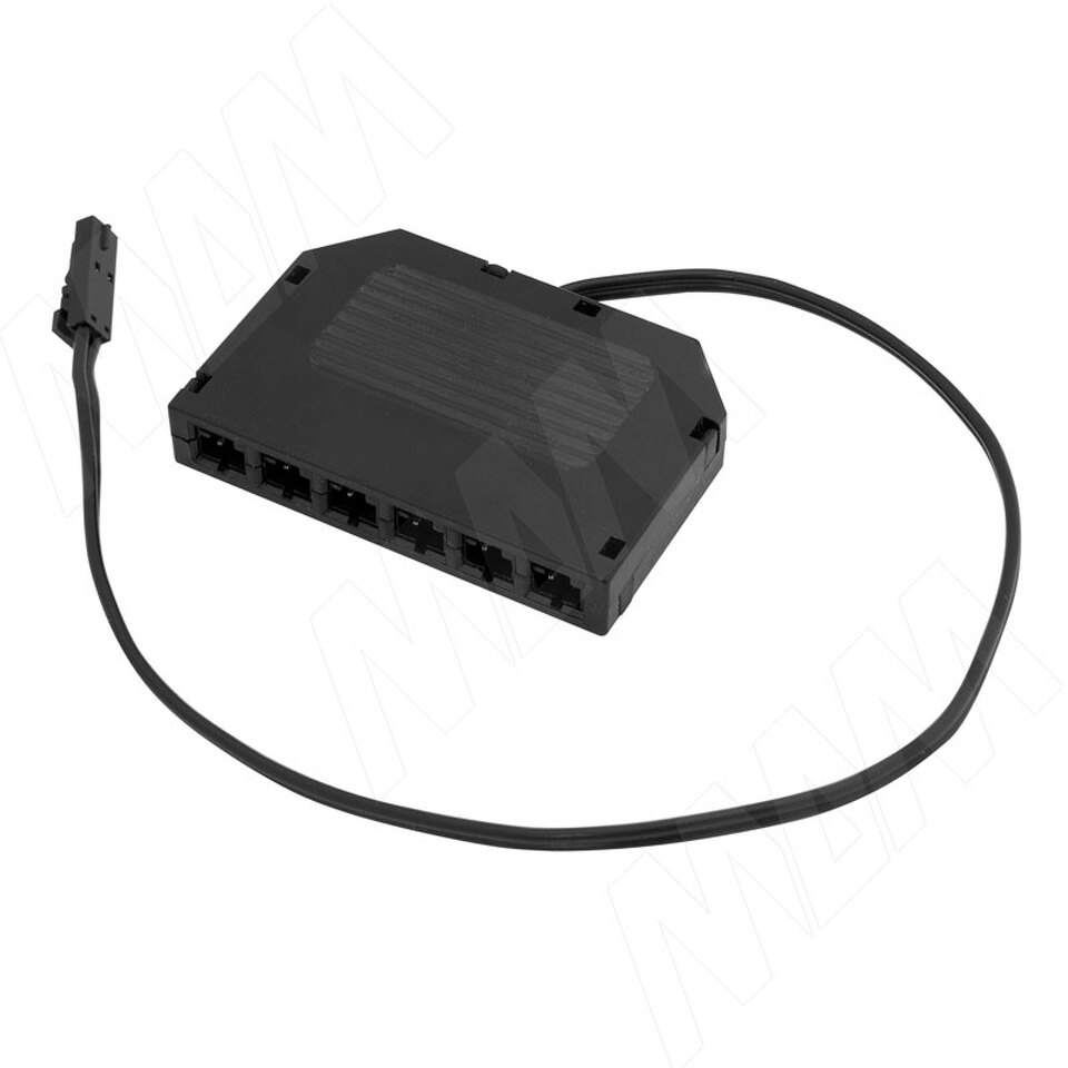 Фото №1  PULSE Разветвитель на 6 розеток, разъем - LED (DISTR-LED1M6F)