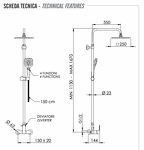 Превью фото №2  Душевая система Remer Energy EY37A8CPUFD25G