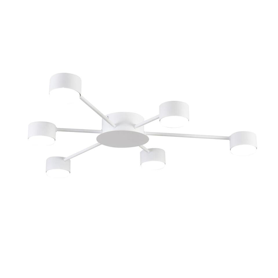 Фото №6  Люстра LUMION 8343/6C COMFI LN26 252 белый, металл Люстра GX53 LED 6*7W 220V TORINA