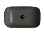Превью фото №1  Раковина 40234 Althea Cover раковина накладная 58x35  Матовый черный Plus-Ton®