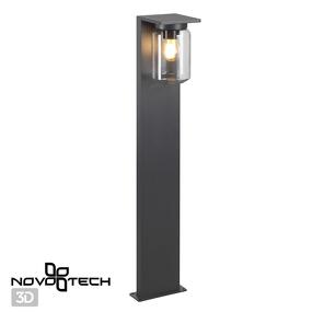 Фото NOVOTECH 370946 STREET NT23 658 темно-серый Светильник ландшафтный IP54 E27 18W 220-240V FRAN