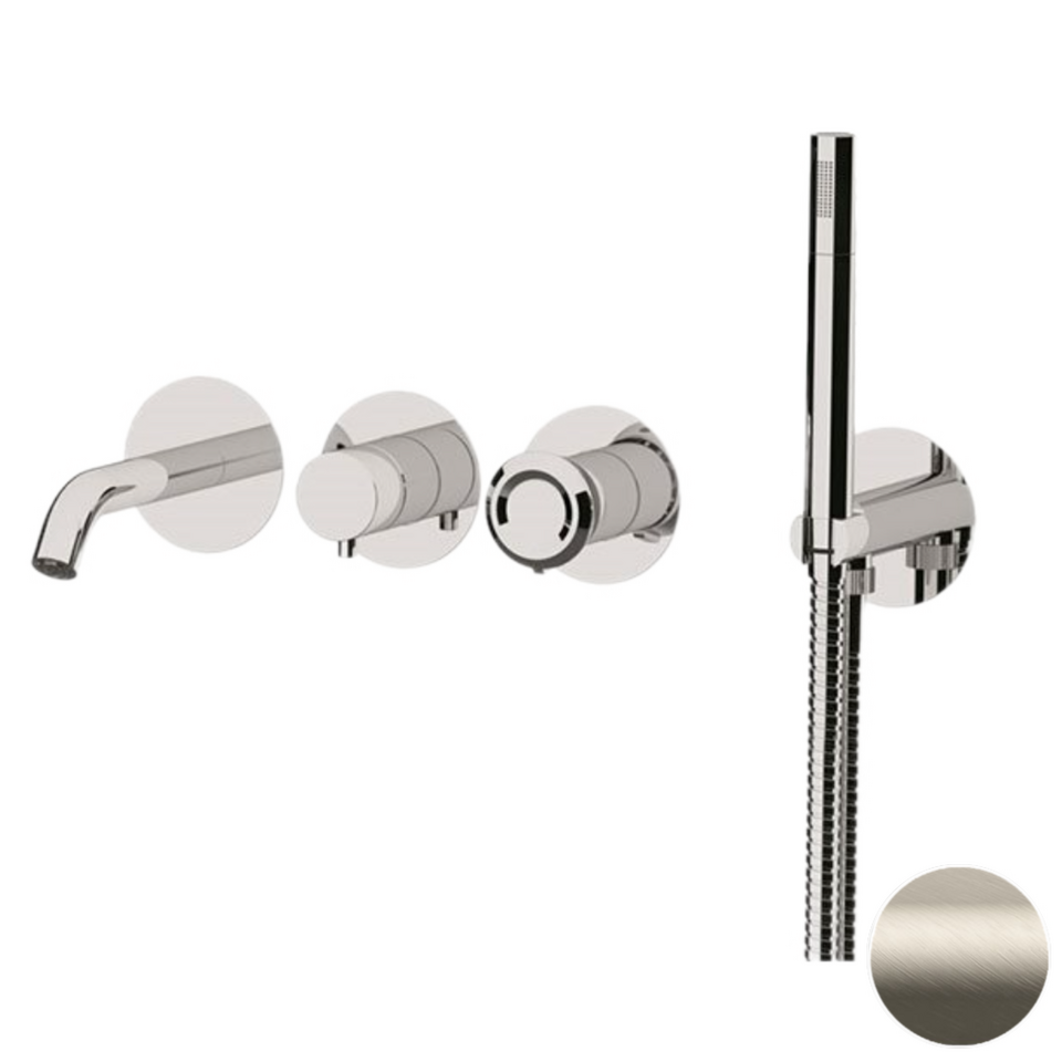 Фото №1  Смеситель для ванны Remer Element ET53D2PXV, сталь