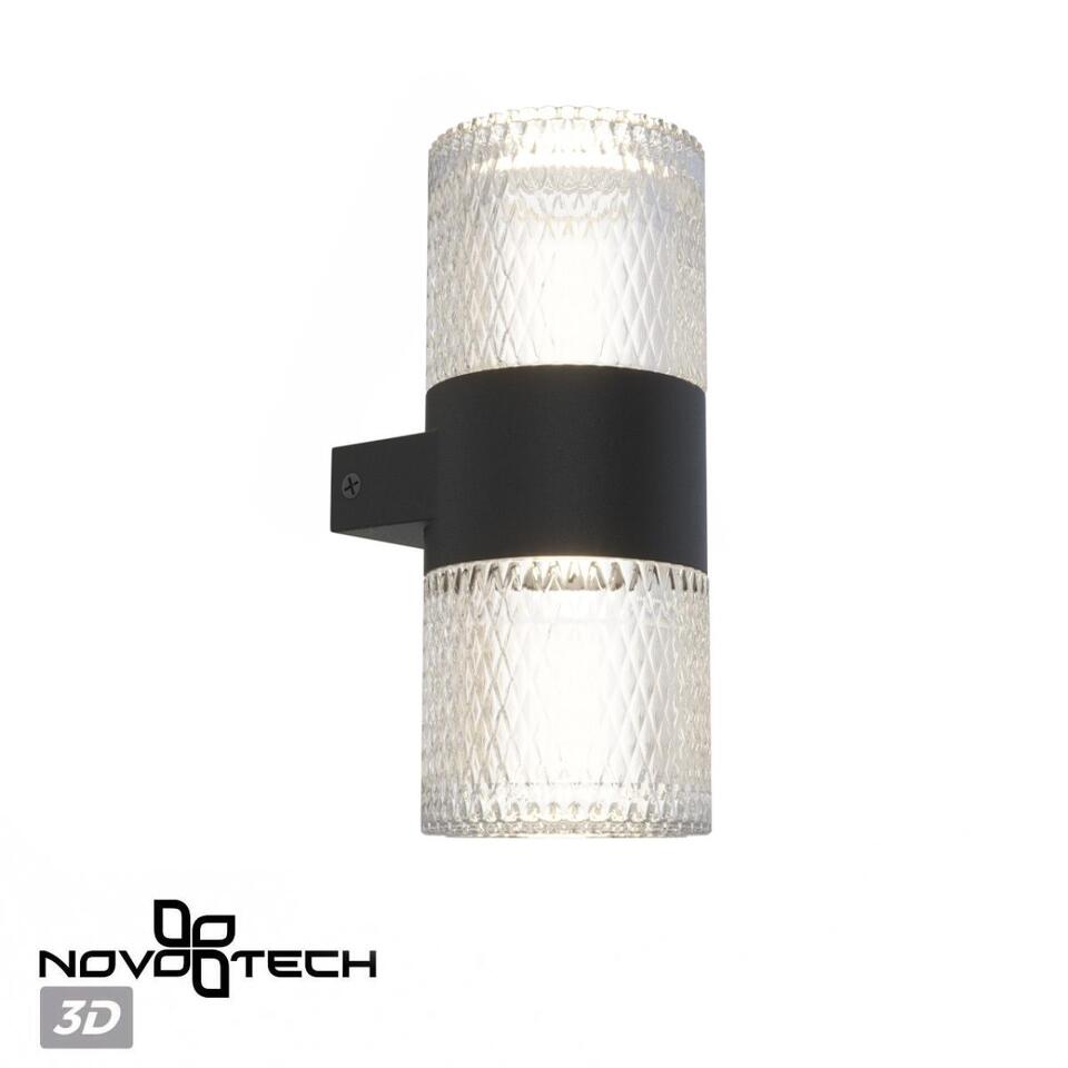 Фото №6  NOVOTECH 359294 STREET NT24 000 черный Светильник ландшафтный настенный IP65 LED 14W 4000K  175-265V ESTIMA