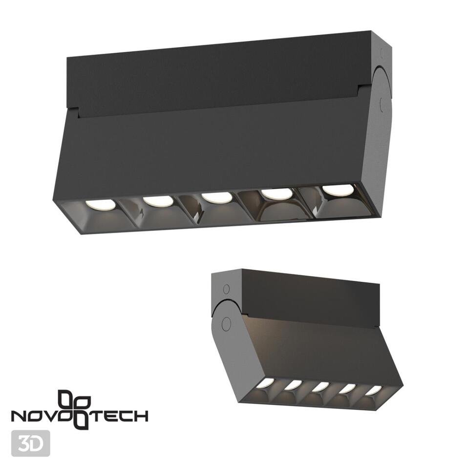 Фото №4  NOVOTECH 358323 OVER NT19 380 черный Светильник накладной IP33 LED 4000К 13W 110-265V EOS