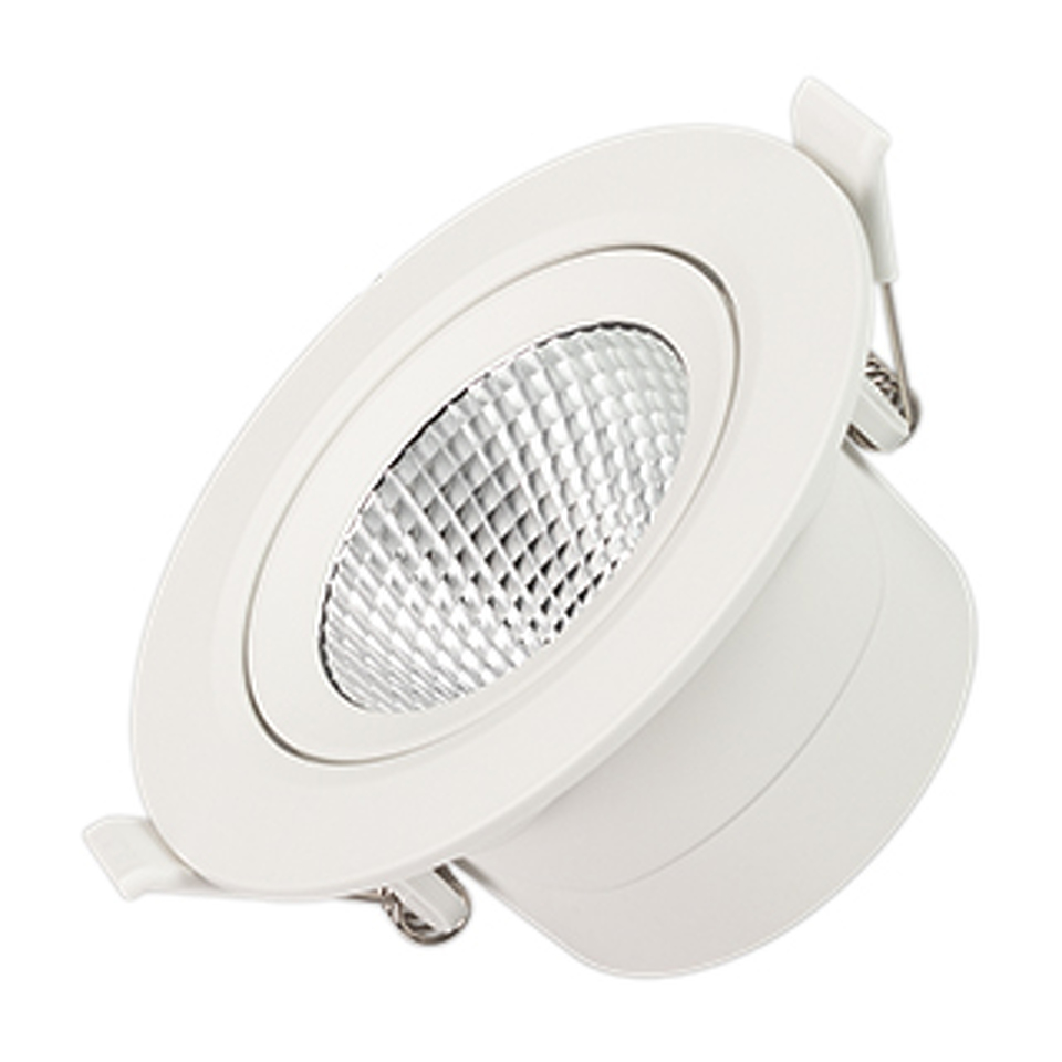 Фото №1  Arlight Светильник LTD-POLAR-TURN-R105-10W Day4000 (WH, 36 deg, 230V) ( IP20 Пластик, 3 года)