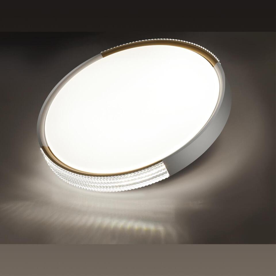 Фото №8  SONEX 7612/DL PALE SN 184 Светильник пластик/белый/золотистый LED 48Вт 3000-6300K D400 IP43 пульт ДУ VELIO