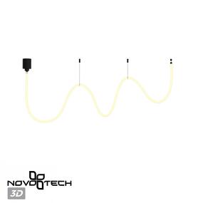 Фото NOVOTECH 359330 KONST NT24 066 черный Светильник светодиодный IP20 LED 3000K 38W 170-265V 3360Лм RAMO