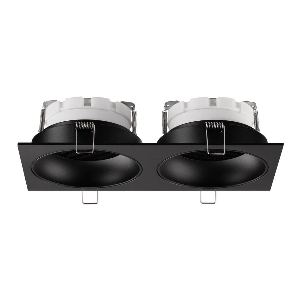 Фото №7  NOVOTECH 371008 WIR NT25 000 черный Светильник встраиваемый IP20 GX53 12W 220-240V GEMINI
