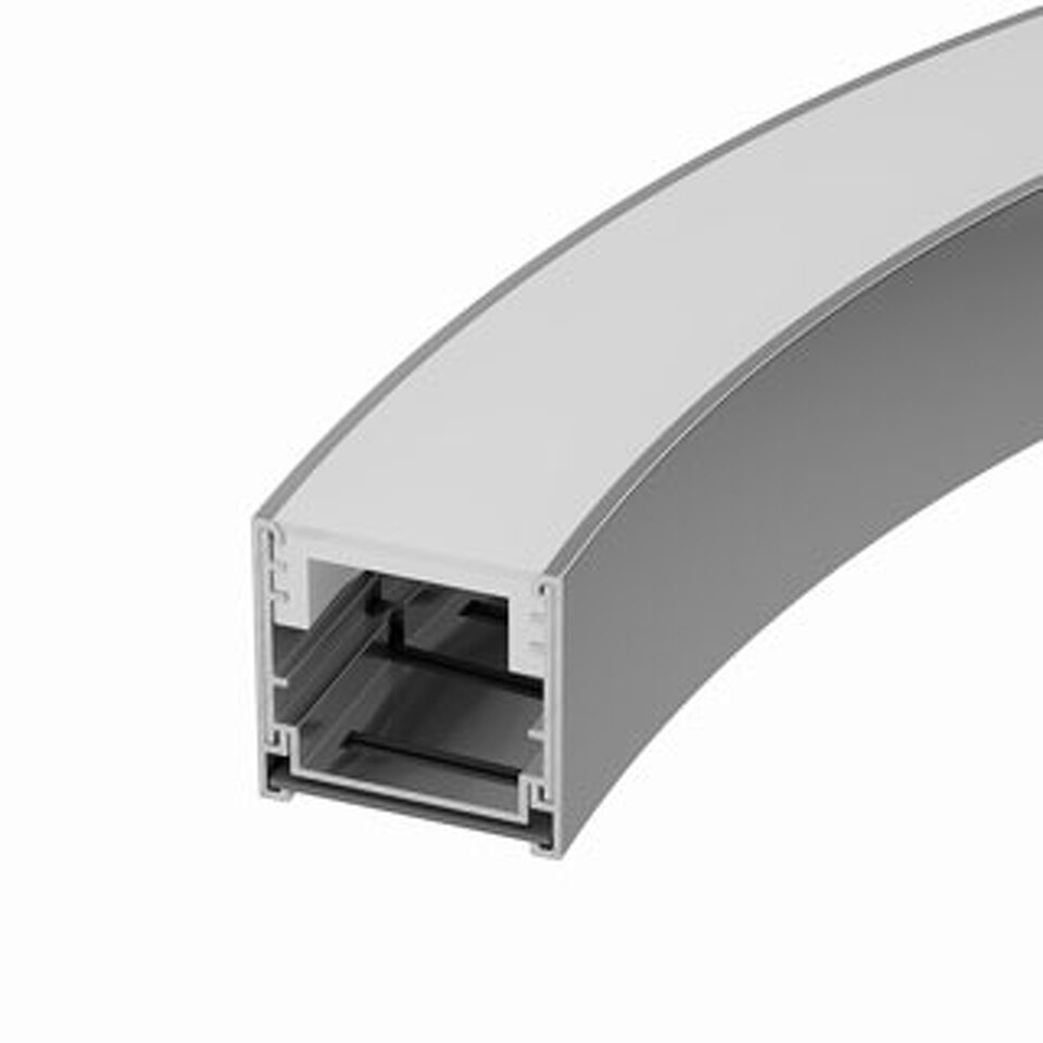 Фото №1  Arlight Профиль LINE-3535-BENT-SIDE-2000 ANOD ( Алюминий)