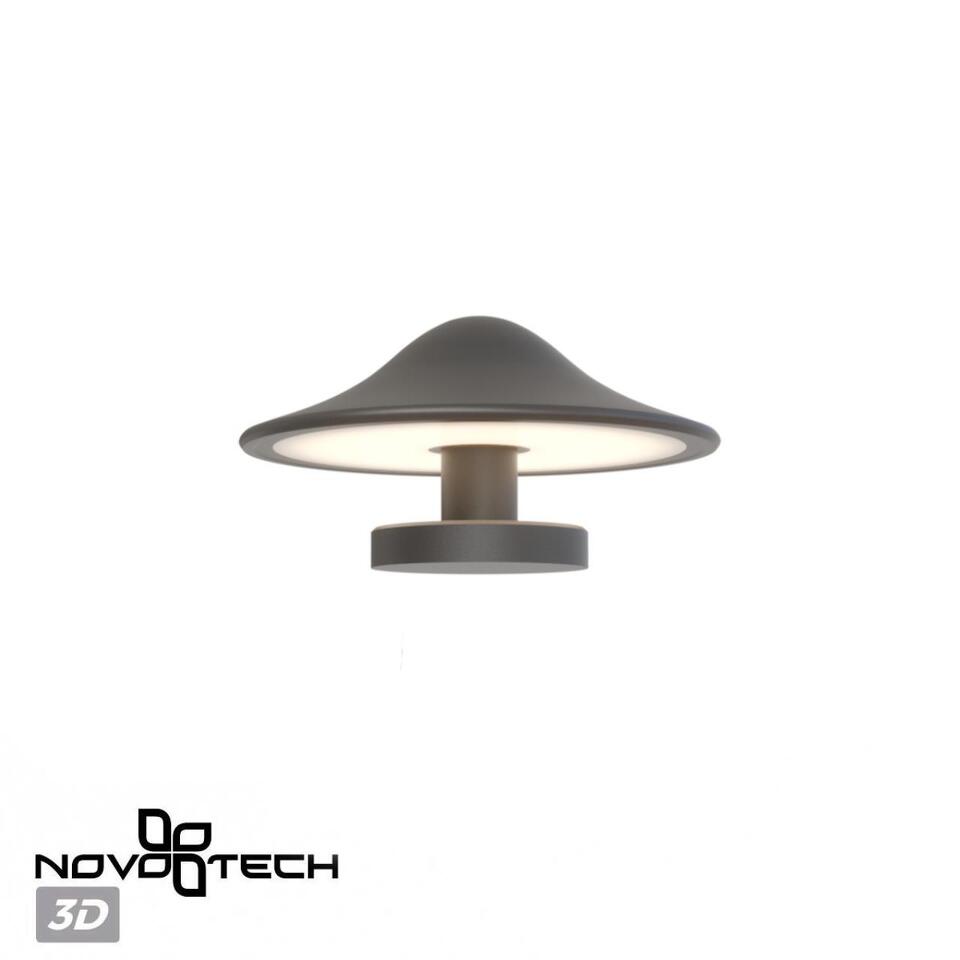 Фото №7  NOVOTECH 359301 STREET NT24 650 черный Светильник ландшафтный настенный IP65 LED 7W 4000K 175-265V FUNG
